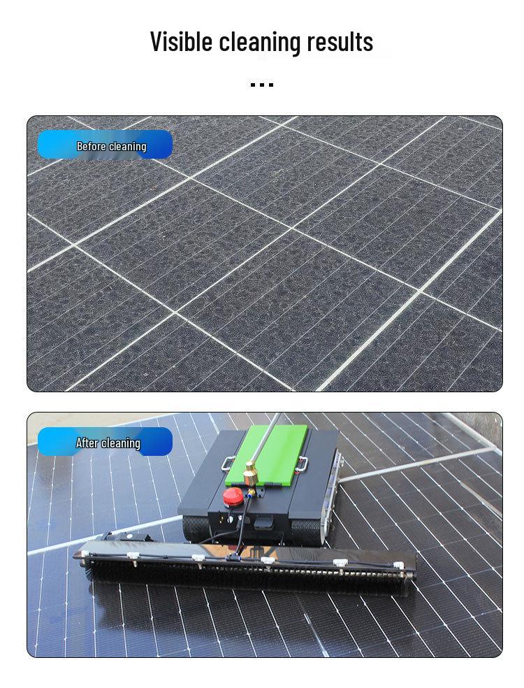 Intelligent Remote-Controlled Photovoltaic Panel Cleaning Robot