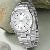 (Bracelet+watch) Fashion Men's Stainless Steel Quartz Watch Set (including Bracelet)