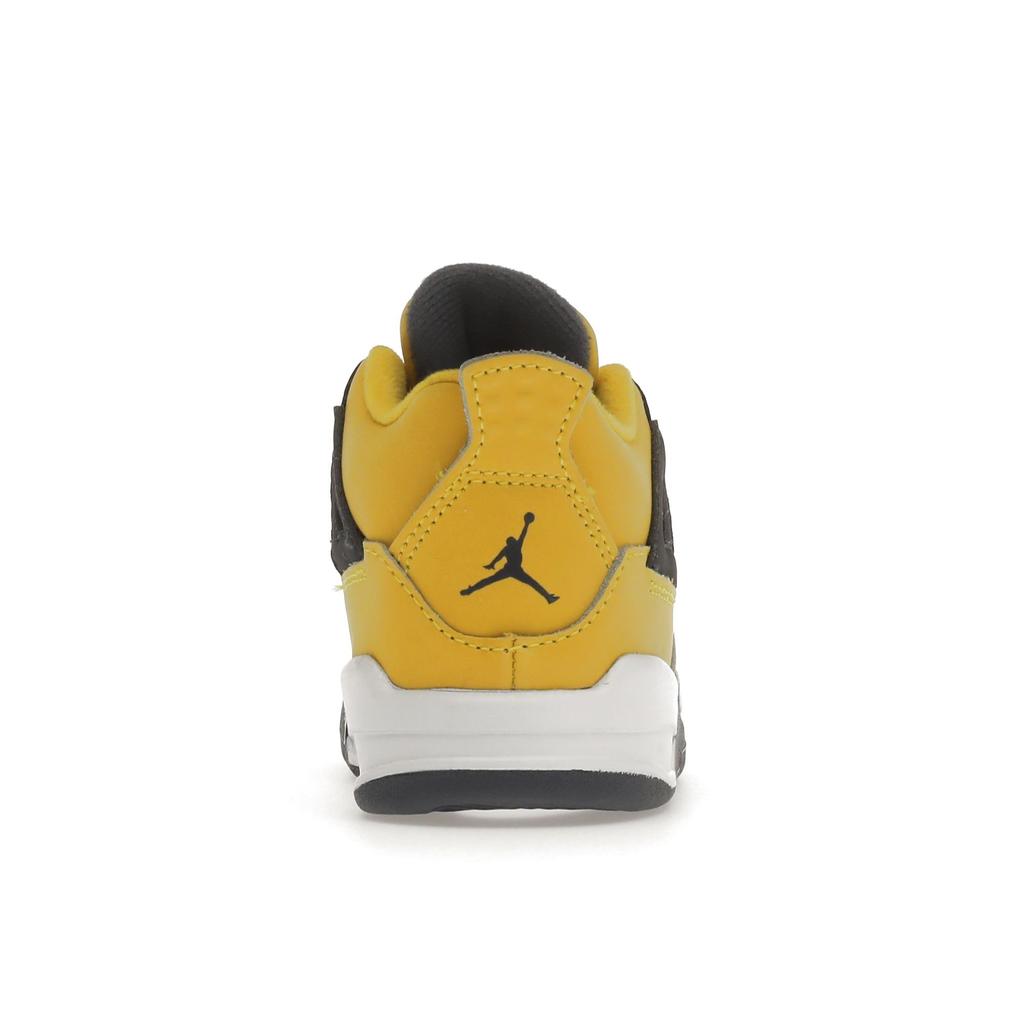 Air Jordan 4 Retro TD Lightning 2021 Baby Sneakers Yellow Tour-Yellow Multi-Color BQ7670-700