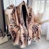 Korean Version Double-Sided Printing Imitation Cashmere Scarf Women'S Thickened Winter Warm Scarf Fashion Shawl Scarf