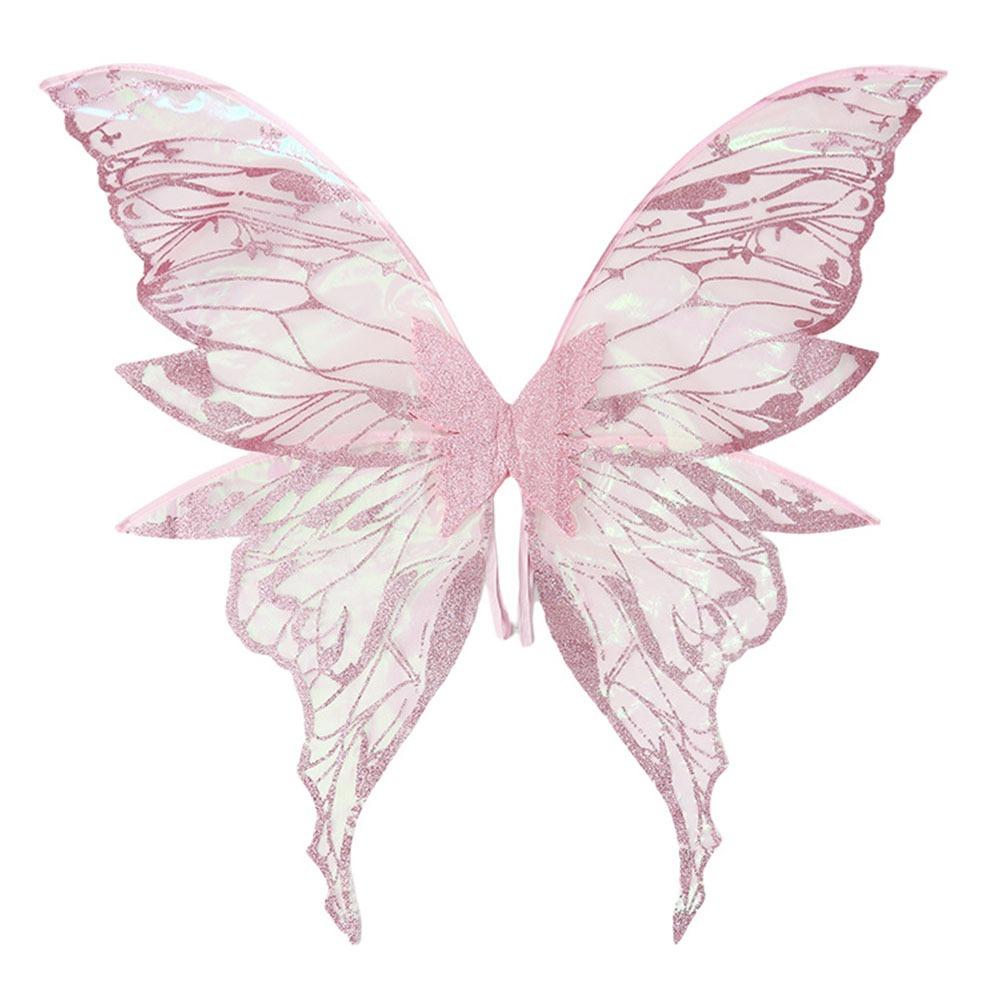Легкие, красочные, сверкающие ангельские крылья для костюма, подходящие для женщин и девушек.