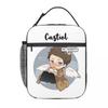 Castiel FBI Badge Insulated Lunch Bag for Women Kids Portable Food Boxes Thermal Lunch Box Tote