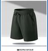 Men's Quick-Dry Loose Fit Sports Beach Shorts, Ice Silk, Five-Point Length.