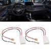 Car Amplifier Audio Cable Speaker Wire Signal Input Male Female Plug Connector Replacement for Mitsubishi