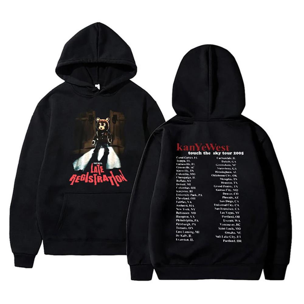 Kanye Beer Fleece Sweatshirts Men Women Casual Hoodies Unisex Autumn Winter Fleece Streetwear