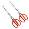 SevenTone Набор ножниц для ловли рыбы из 2 штук Ножницы для рыбы Захватывающие Металлические Большие Мульти-щипцы Щипцы для ловли насекомых Подбор мусора