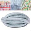 Chunky Yarn Bulky Jumbo Tubular Arm Knitting for Throw Pillow Blanket Mat