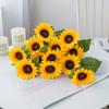 Artificial Sunflowers Silk Gerbera Vases Home Decor Garden Festival Bridal Accessories Clearance Wedding Diy Scrapbooks Outdoor