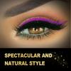 8 Pairs Lazy Eye Shadow Eyelash Patch Waterproof Glitter Eyeshadow Eyelashes Makeup Stickers Eye Makeup Stickers with False Lashes Shadow