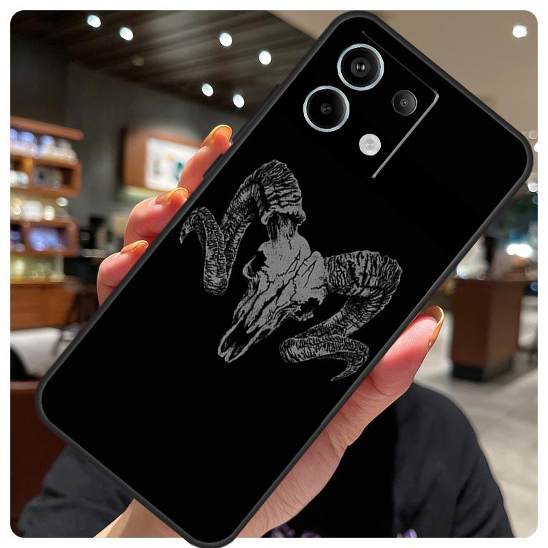 Чехол-череп барана скелет ужасы для Xiaomi Redmi Note 12 9 10 11 13 14 15 Pro Plus Чехол для Redmi 13C 12C 10C 14C 15 C
