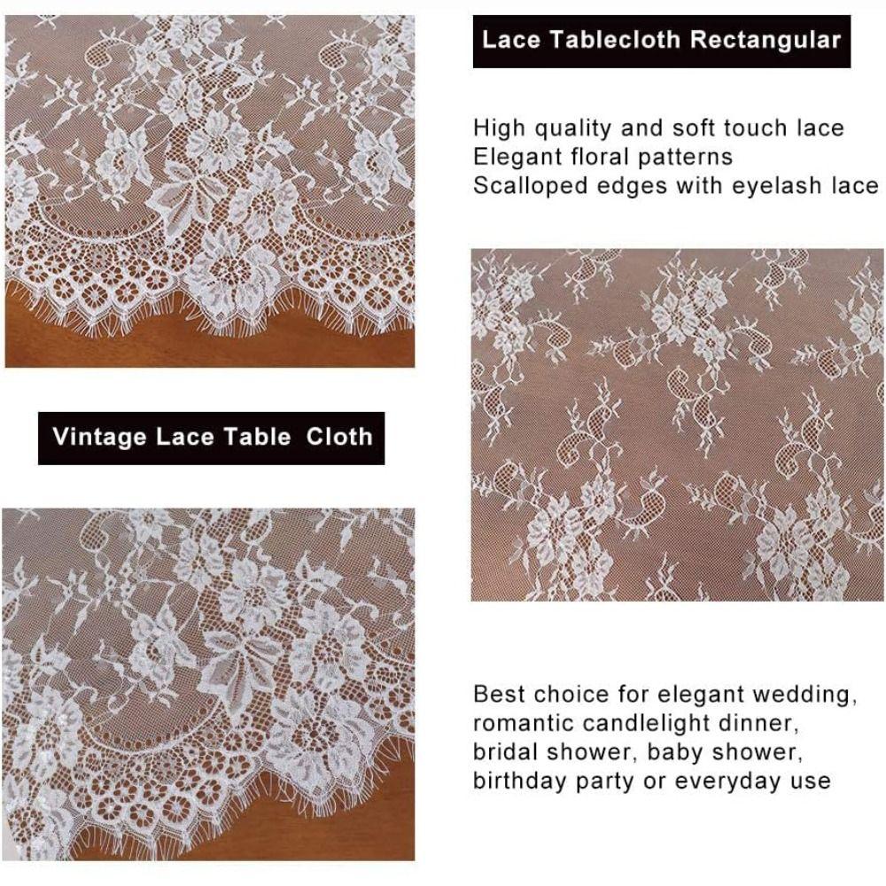Sewing Lace Fabric White Eyelash Lace Fabric Black Embroidered Floral Lace Eyelash Trim Home Decoration