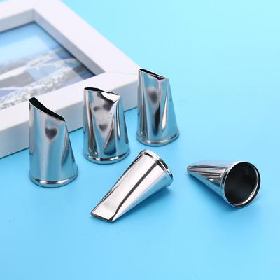 5 шт./компл. насадки для крема в виде лепестков роз, насадки для украшения торта, пирожных, кексов