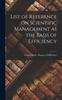 The List of Reference On Scientific Management As the Basis of Efficiency Book