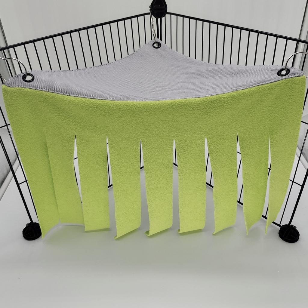 Cozy Tassel Pet Tent Hideaway - Hammock Bed for Guinea Pigs Hamsters & Small Animals with Soft Curtain Design