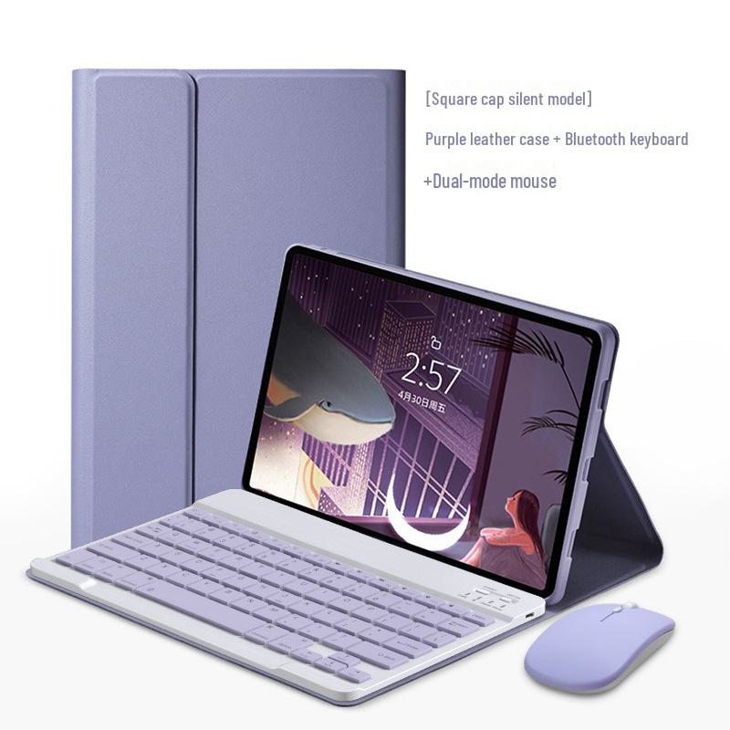 Чехол-клавиатура Bluetooth из кожи для iPad Pro 11 10-го поколения 10.9 со слотом для стилуса - Магнитный защитный чехол для планшета 10.2