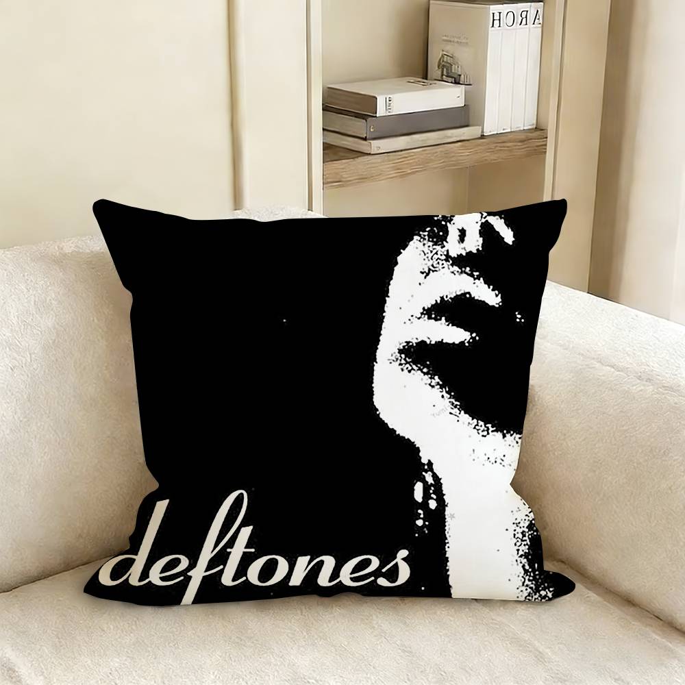 Band D-Deftones Pillow Case Living Room Sofa Cushion Cover Suitable For Home Bedroom Room Decoration