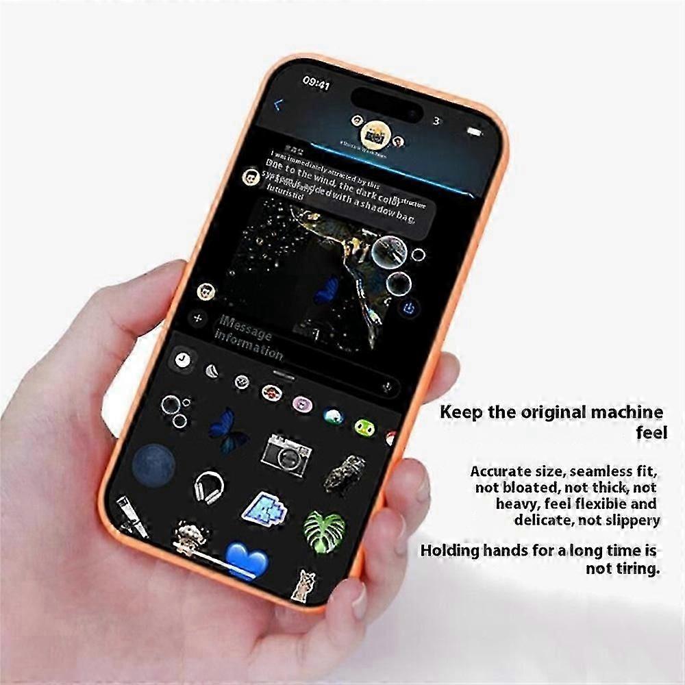 For iPhone 15 Pro Case with MagSafe - Liquid Silicone Protective Cover