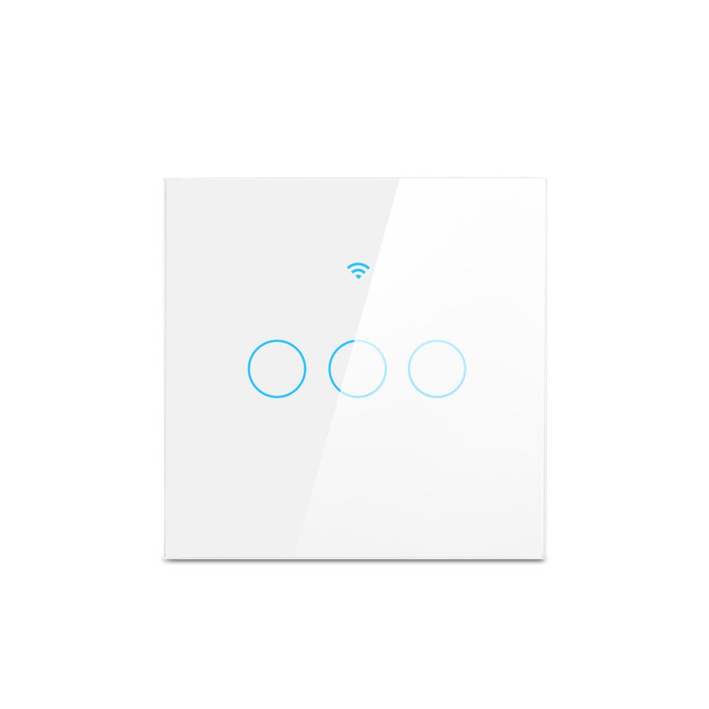 Умный WiFi сенсорный выключатель света Не требуется нейтральный провод Управление приложением Реле Interruptor Работает с Apple Homekit Home Kit