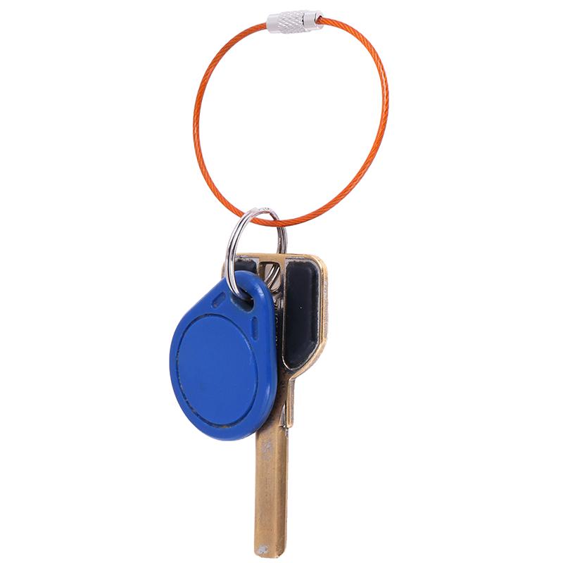 10 шт. 1,5*150 мм нержавеющая сталь круглая петля держатель брелок веревка наружные инструменты