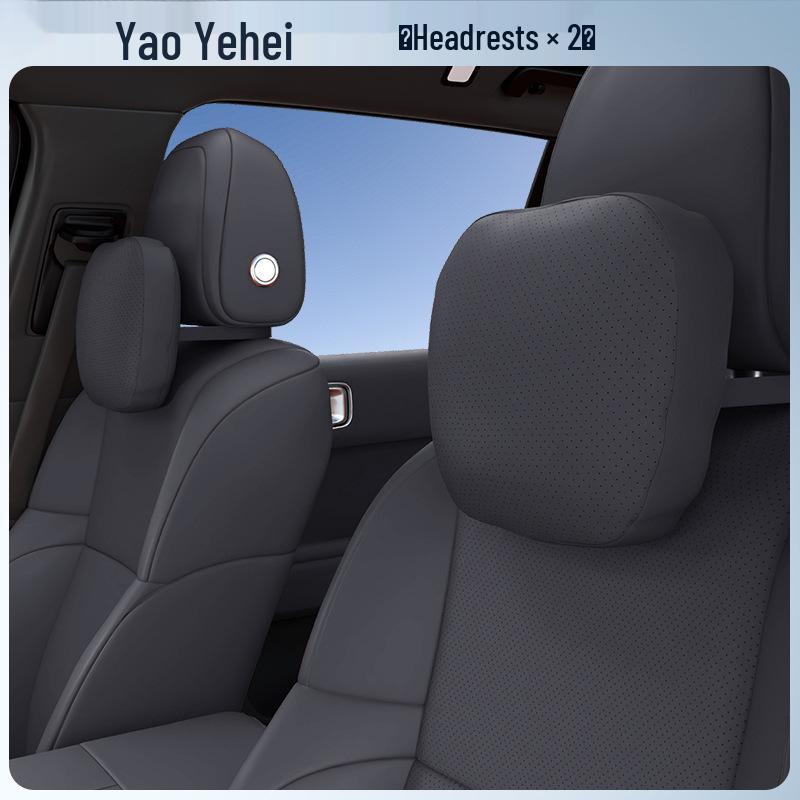 XPeng G7 Headrest Lumbar Support & Neck Pillow Set - Essential Car Accessories for Comfort & Interior Decoration.