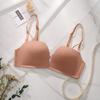 Сборный бюстгальтер, не оставляющий следов, тонкий летний удобный бюстгальтер с глубоким V-образным вырезом и стальным кольцом