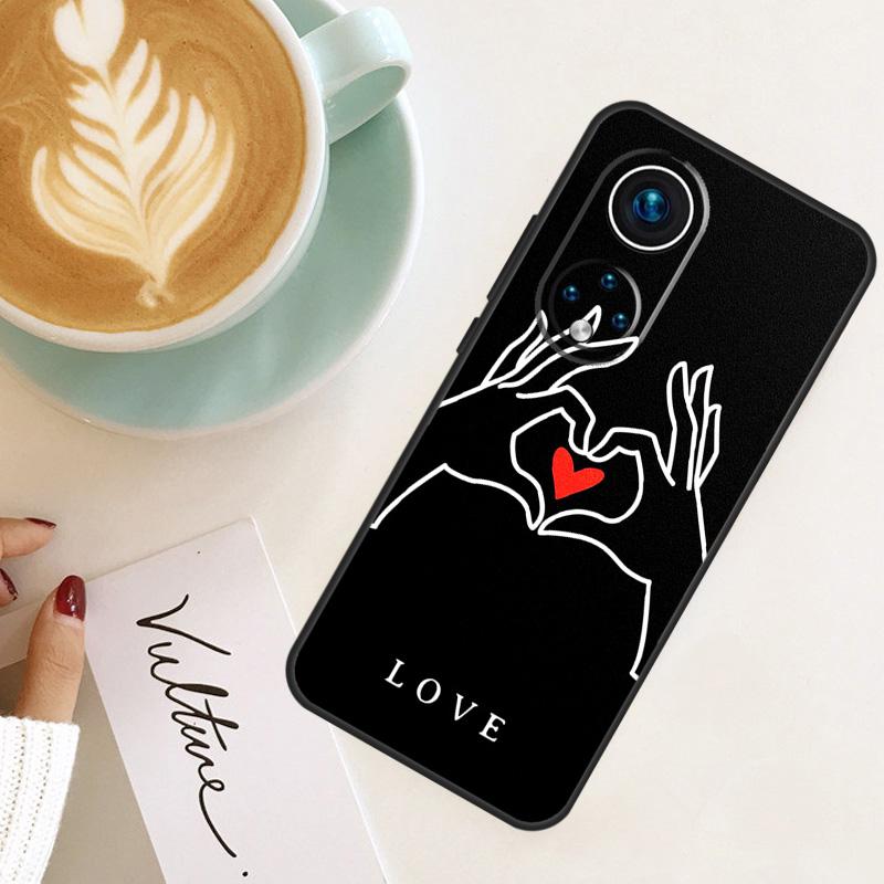 Рука держит Луну Пальцевое Сердце Чехол для Honor Magic 8 7 6 Pro Для Honor 200 400 Lite 90 70 50 X8c X8b X9a X9b X9c X9d Win RT