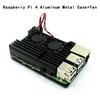 Алюминиевый корпус с двумя вентиляторами охлаждения для Raspberry Pi 4 3 Model B 3B Plus, металлическая оболочка-корпус для RPI Raspberry Pi 4B 3B+ Model