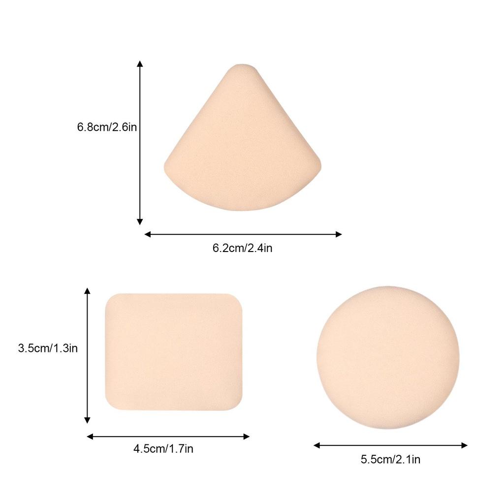 Powder Puff Wet And Dry Cotton Candy Air Cushion Puff Makeup Sponge Leather Triangle Puff