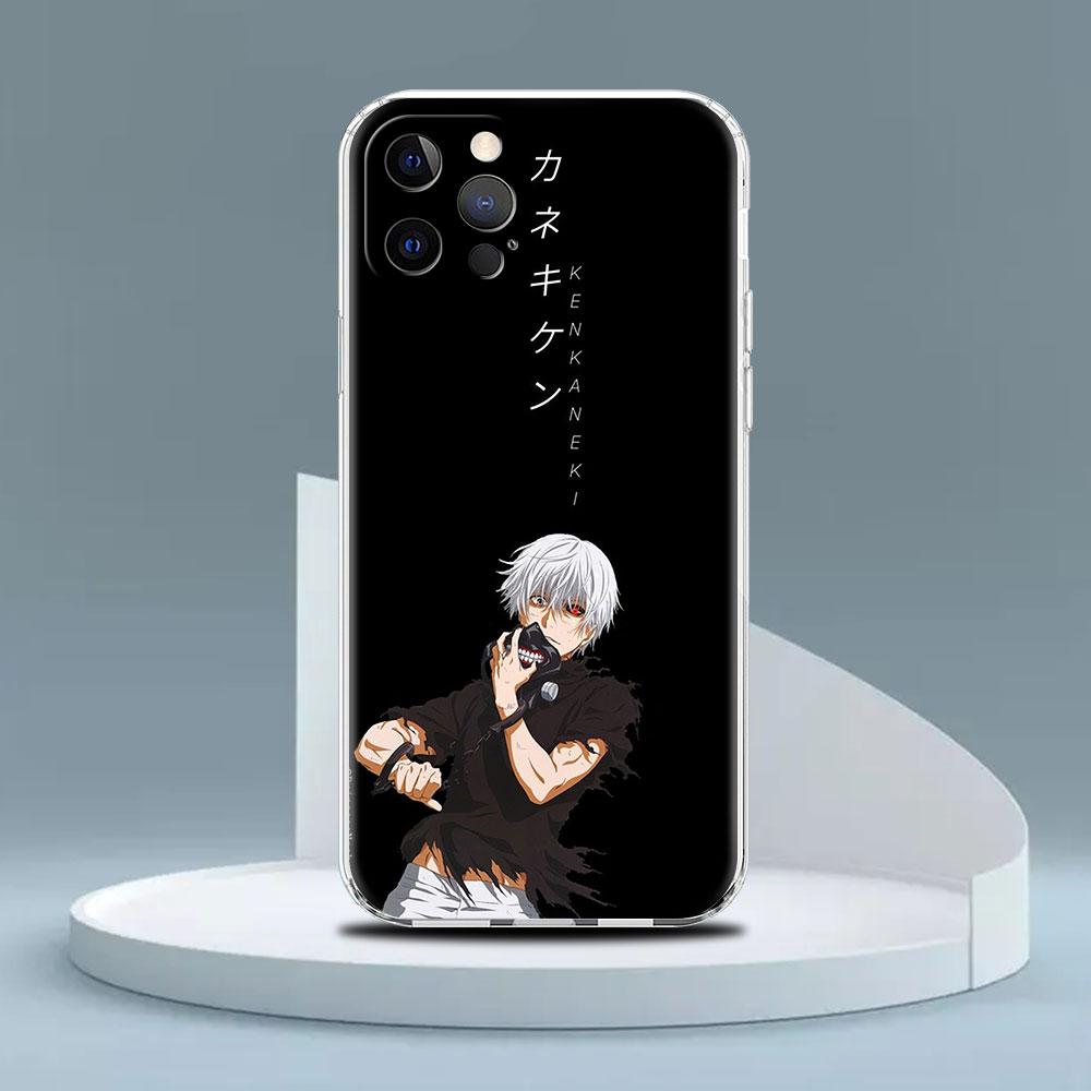 Прозрачный чехол для Apple iPhone 14 13 11 12 Pro 7 8 Plus XR X XS Max 6 6S 14Pro силиконовый чехол для телефона японский Tokyo Ghoul Suave