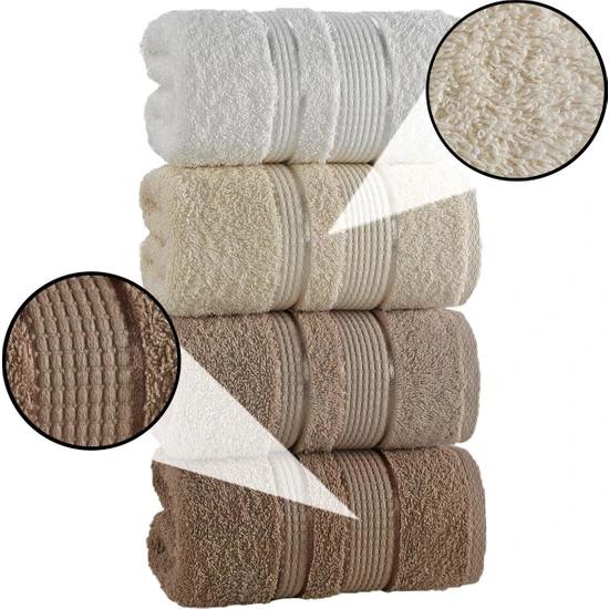 Набор из 4 полотенец Полотенца для рук, лица и тела Полотенца для гостей и дома 50 x 85 см