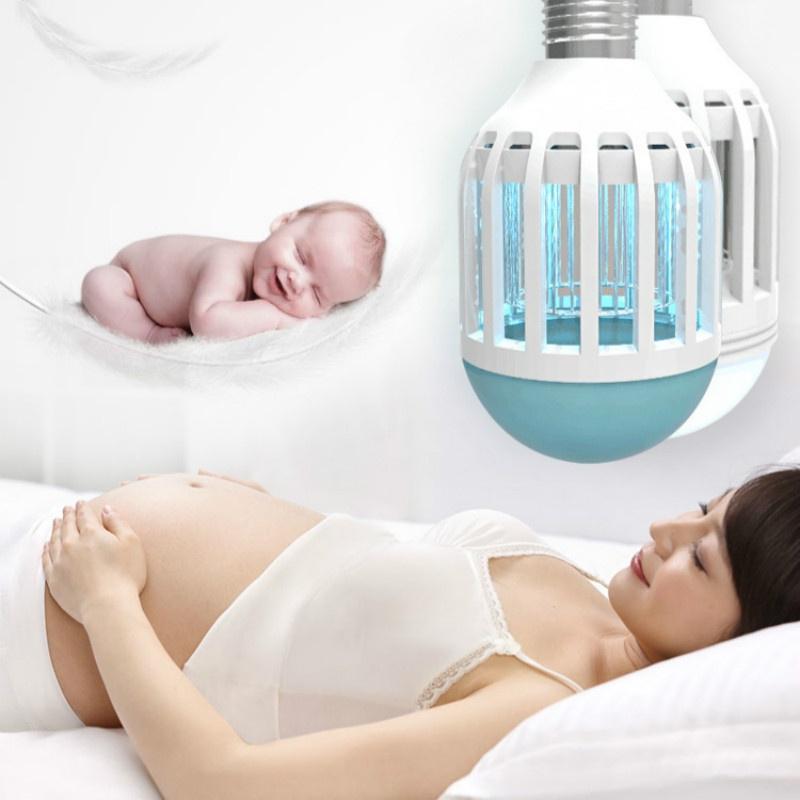 Белая лампа для уничтожения комаров, репилент