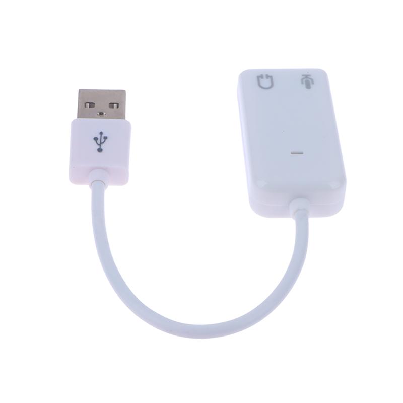 USB 2.0 на разъем Внешняя USB звуковая карта 3D звук Гарнитура Микрофон Наушники 7.1 канал 5HV2 Адаптер для ноутбука