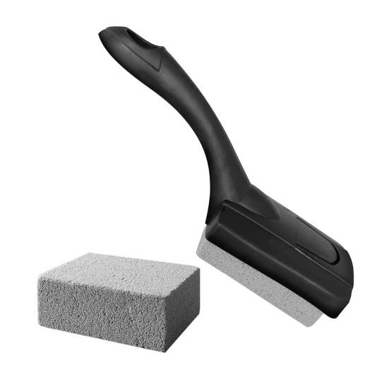 Камень для чистки гриля барбекю Эргономичная ручка Мощная дезактивация Карбидный очиститель пищевых остатков Скребок для гриля