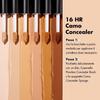 Эльф. 16HR Camo Concealer Полное покрытие Высокопигментированный матовый финиш Светлая слоновая кость 0,203 жидких унций (6мл), Средний бежевый, 6 мл