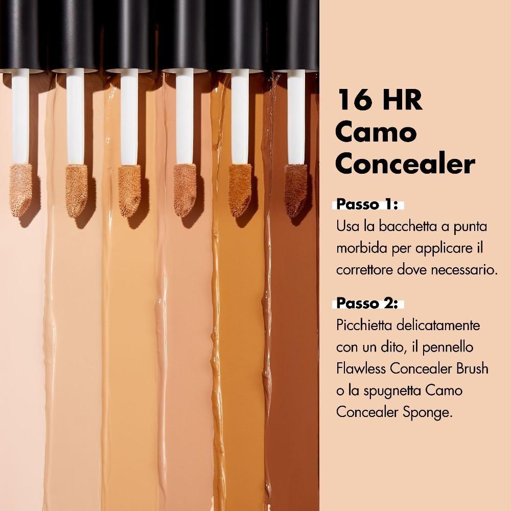 Эльф. 16HR Camo Concealer Полное покрытие Высокопигментированный матовый финиш Светлая слоновая кость 0,203 жидких унций (6мл), Средний бежевый, 6 мл