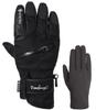 Namelessage Snowboard Gloves for Men and Size with Inner Gloves GORE-TEX Women, AGE-51, Black, M,