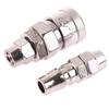 2Pcs Pneumatic Fitting C Type High Pressure Coupling 8Mm Hose Barb Air Hose Quick Compressor Connector For Air Compressor