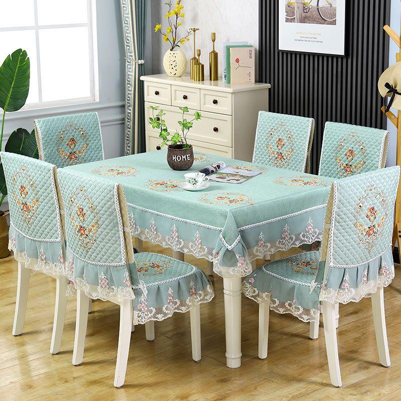 Luxury High-quality Modem Table Chair Cover Seat Cover Protective Cover Seat Skirt Stool Cover Home Decoration Dustproof Cloth Mat