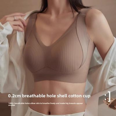 Новый бесшовный бюстгальтер-минимайзер для женщин, больших размеров, с регулируемыми бретелями, поддерживающий бока, предотвращающий провисание, с полным покрытием, выравнивающий, для повседневной носки