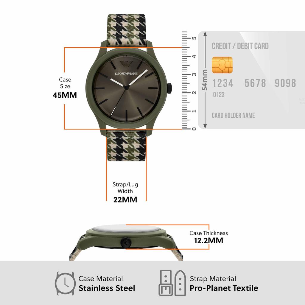 Emporio Armani AR11694 Multicolored Watch Men's