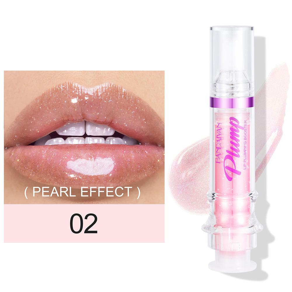 HANDAIYAN Усилитель для увеличения объема губ, сексуальная блестящая красная телесная помада, жидкая водостойкая увлажняющая масляная блеск для губ, макияж