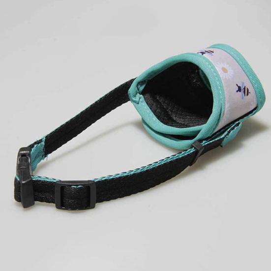 Намордник для собаки с принтом, дышащие мягкие намордники для щенков, антилай, крышка для рта, домашнее животное