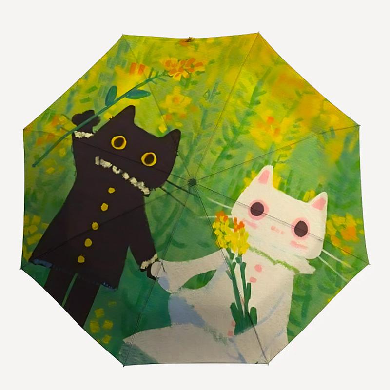 1PC Cat Wedding Automatic Opening And Closing, Sturdy Iron Frame, Portable Folding Design, Suitable For Men And Women In All Seasons26