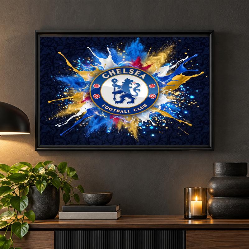 Набор для алмазной мозаики Chelsea FC 5D Полная выкладка Сделай сам Мозаика из страз Настенное искусство Домашний декор