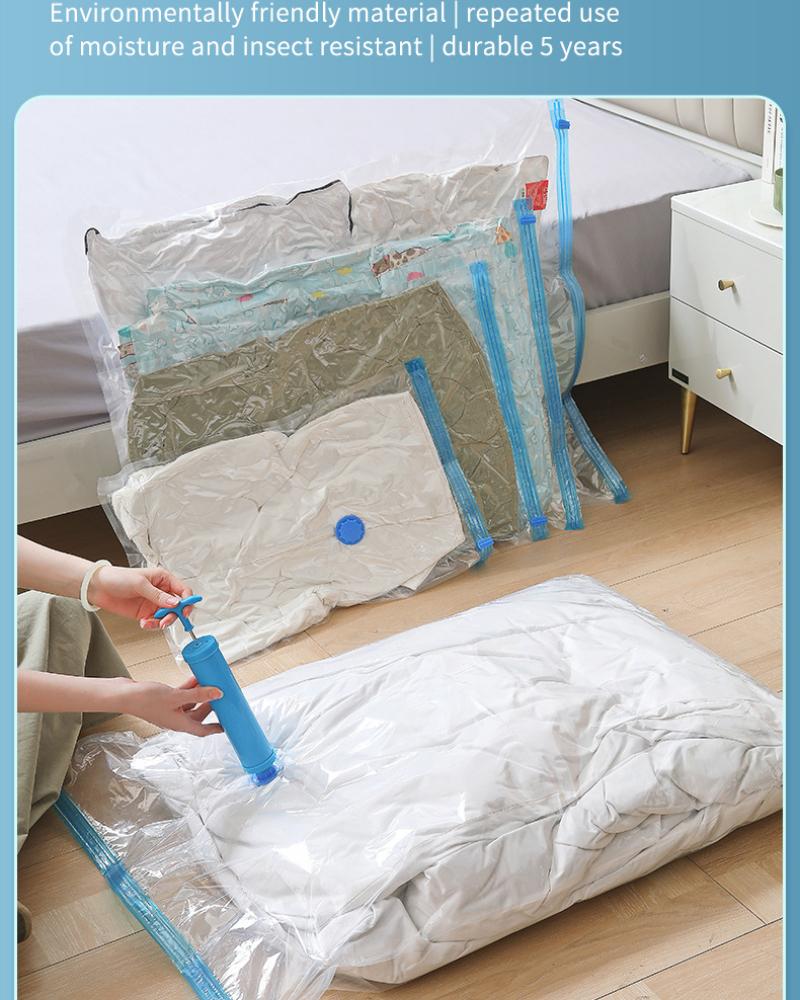 Вакуумные пакеты для хранения вещей, органайзер для гардероба, вакуумный пакет, экономящий место, пакеты для одежды, подушек, постельного белья, одеял, упаковка, Storager