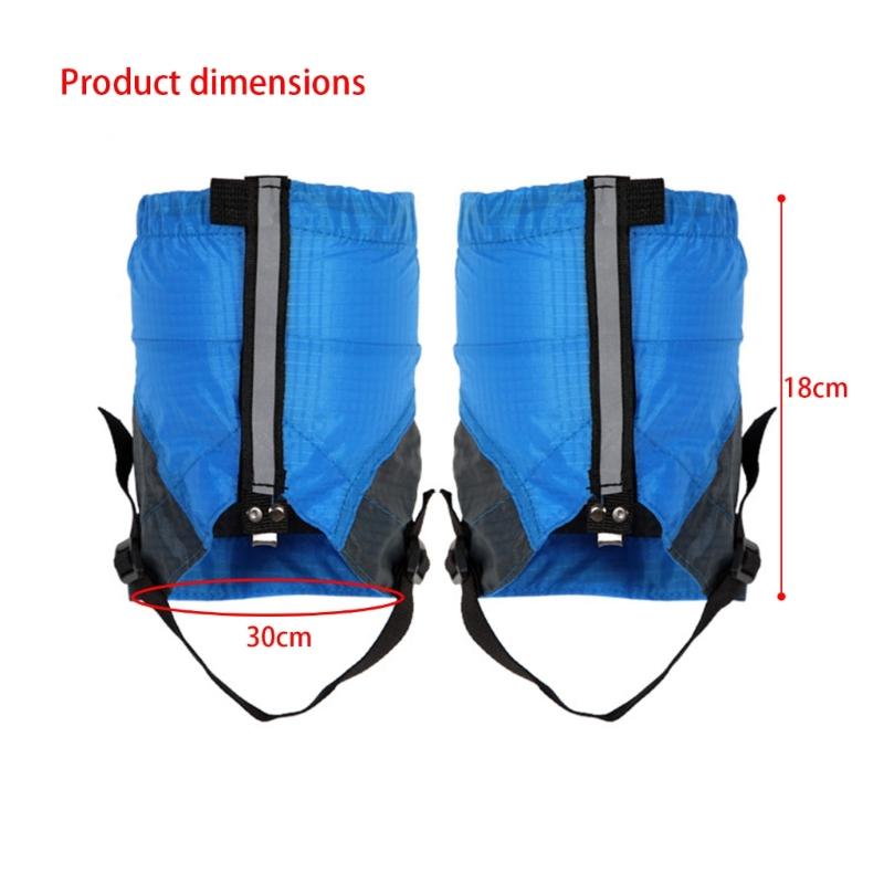 Water Resistant Low Ankle Protectors For Hiking Camping And Outdoor Use constructed 210D Fabric