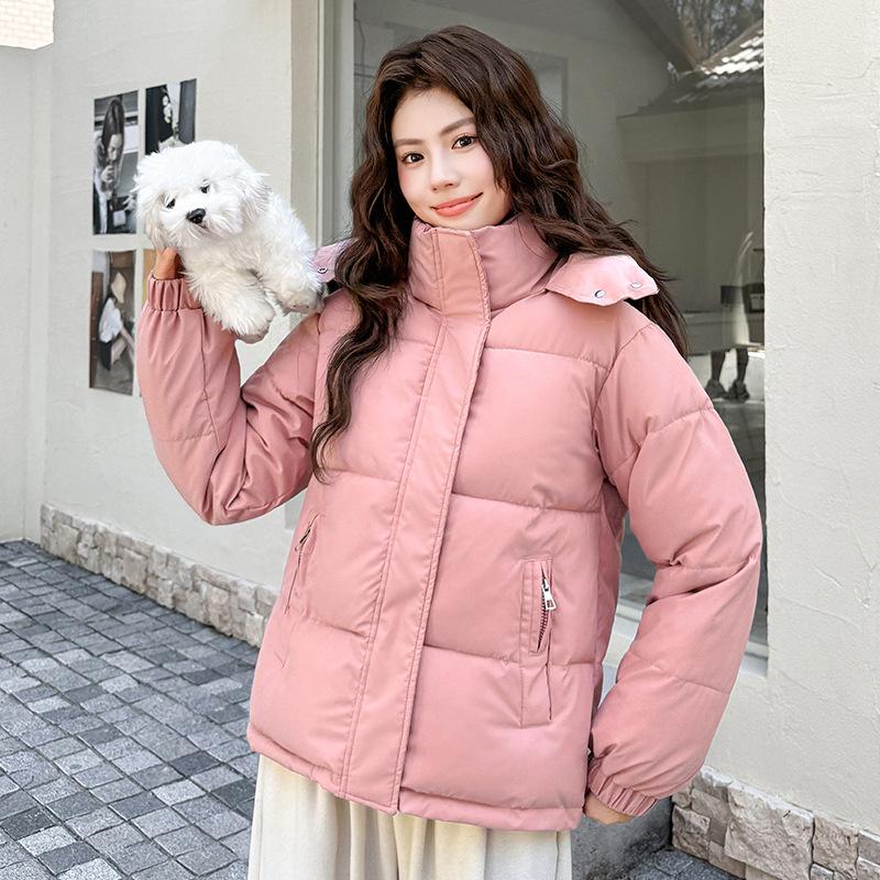 Simple Bread Clothes Down Cotton-padded Clothes Women's New Winter Coats Thickened Student Coats