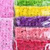 144/288pcs 2cm Mini Paper Rose Artificial Flowers Bouquet For Wedding Home Decoration DIY Scrapbooking Crafts Fake Plants Wreath
