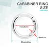 Circular Spring Keychain, Spring Buckle Hook Clip, Spring Keychain Buckle Ring, Flat O-ring Suitable