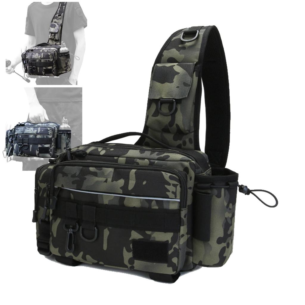 Designed with Anglers In This Waterproof Fishing Bag Holds All Your Fishing Including Lure 3 and Perfect for Waist or Shoulder Use Dark Mind, Gear,